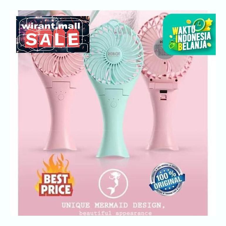 Llp8C74A Kipas Angin Listrik Elektrik Vivan Robot Bf09 Mini Pocket Fan Rt-Bf09 - Merah Muda Pnlcolps