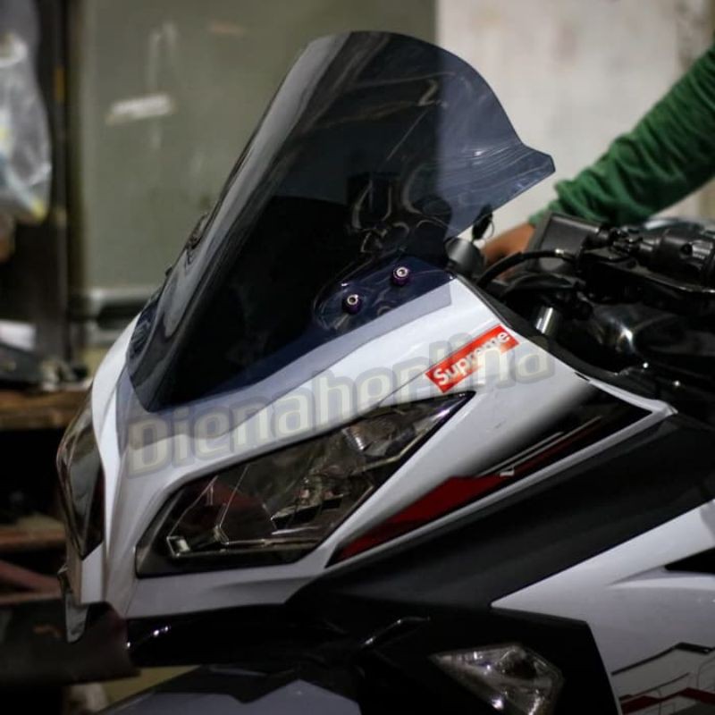 windshield/visor ninja 250 fi 2018 zero.kaca depan ninja 250 fi 2018 zero