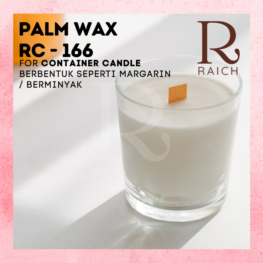 20KG PALM WAX - CONTAINER RC-166 100% Pure / Bahan Baku Scented Candle Natural Lilin Sawit Aromaterapi Eco Friendly