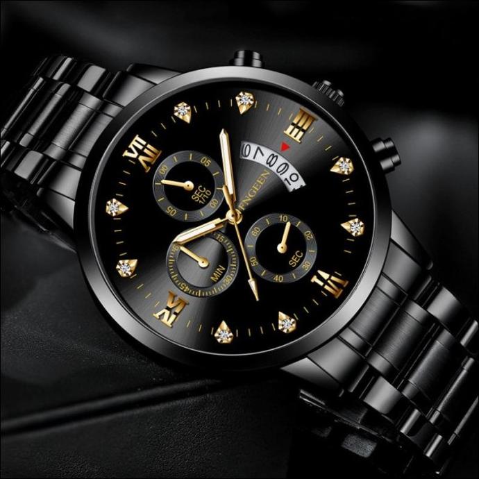 Promo Fngeen 5080 Jam Tangan Pria Kemewahan Stainless Steel Original Rikystore09
