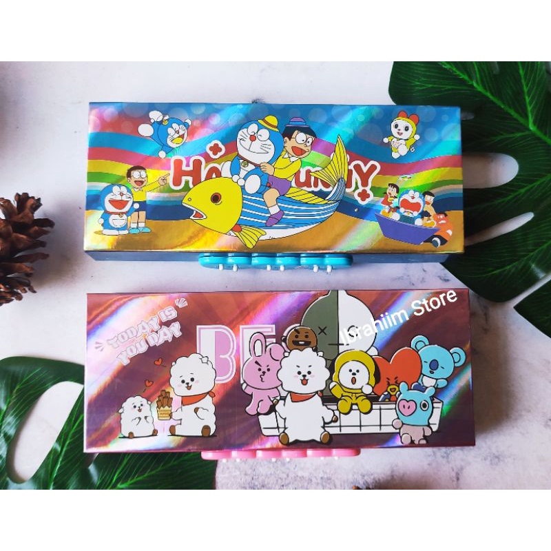 

TEMPAT PENSIL BTS / TEMPAT PENSIL KARAKTER / TEMPAT PENSIL SUSUN 1 KODE