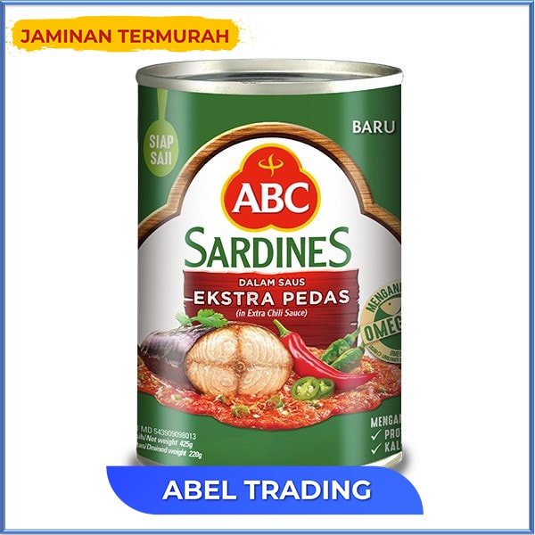 

ABC Sardines Extra Hot 425 Gr