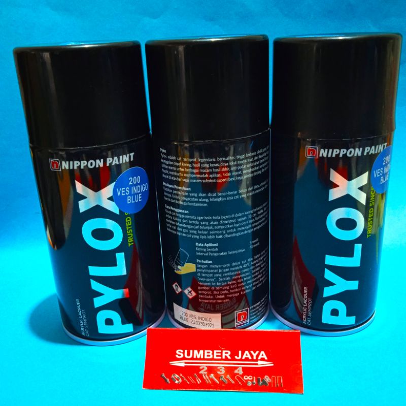 Cat Pylox Semprot 200 BIRU 300 CC