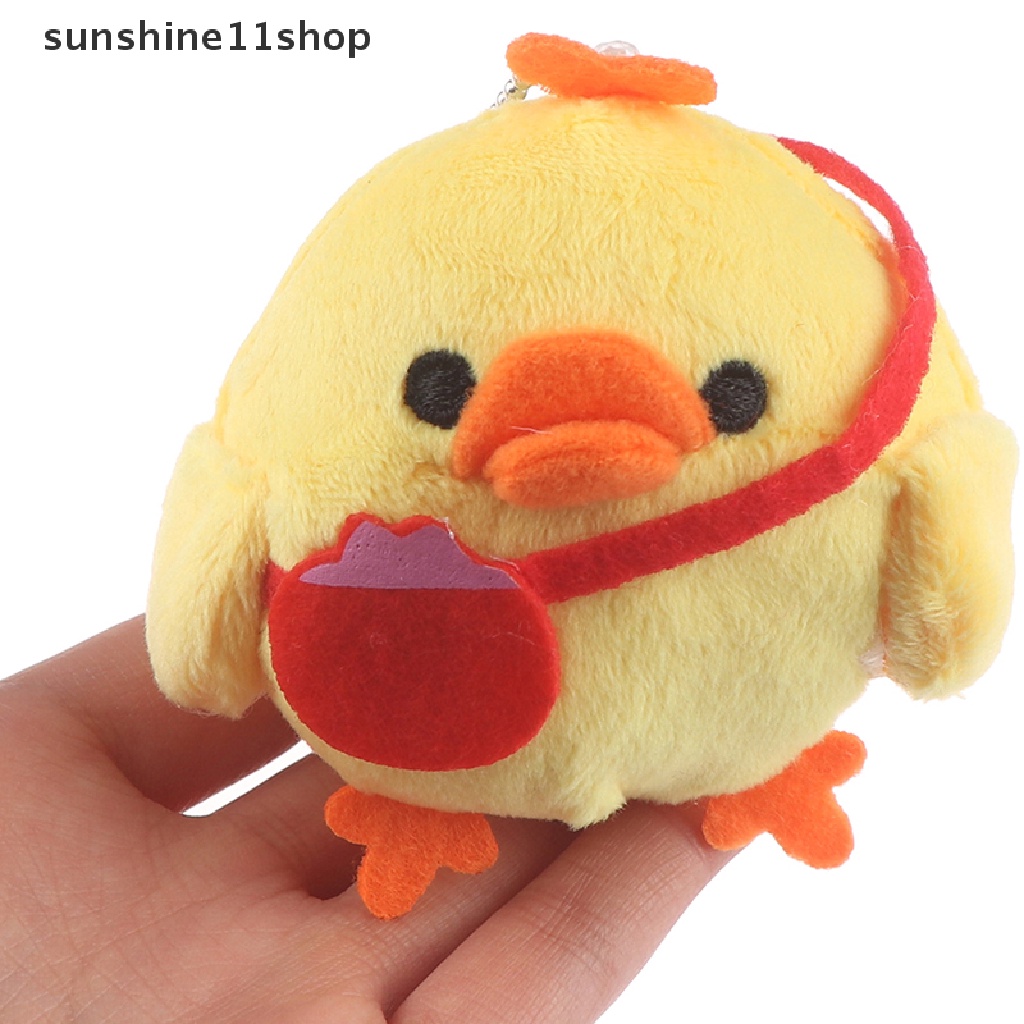 (SHO) 1pc Mainan Boneka Stuffed Plush Ayam Untuk Gantungan Kunci / Buket Bunga Pernikahan / Hadiah