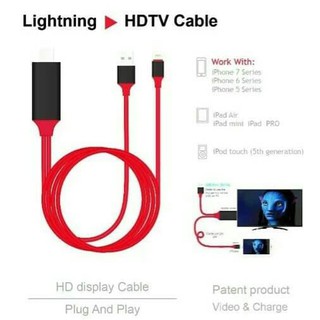 PROMO! kabel HDMI usb lightning/iphone ke lcd TV |Kabel