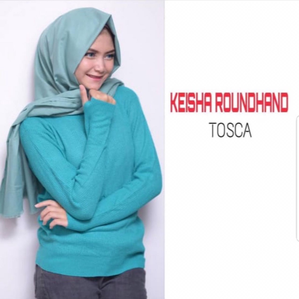 Sweater wanita Roundhand lengan bolong Baju Atasan Wanita Korea Style Sweater Rajut Korea Roundhand Sweater fj