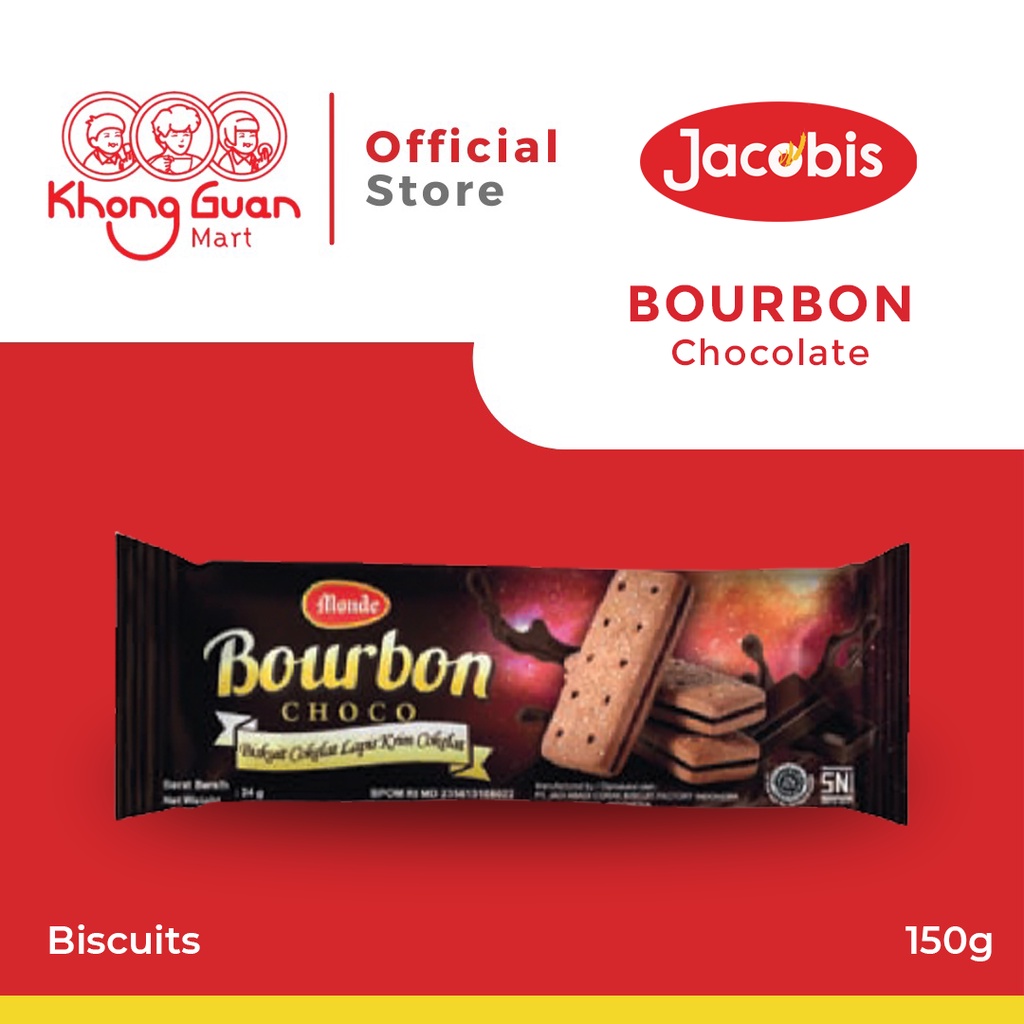 

MONDE Bourbon Chocolate Pack 140 Gram