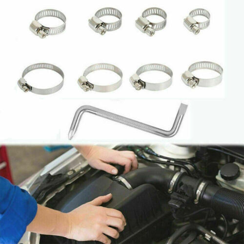 Lanfy Gear Pipe Clamp Kit Pipa Air Asomen Mekanik Kit Pipa Saluran Bbm Mekanik Otomotif Adjustable Cacing Gear Klip