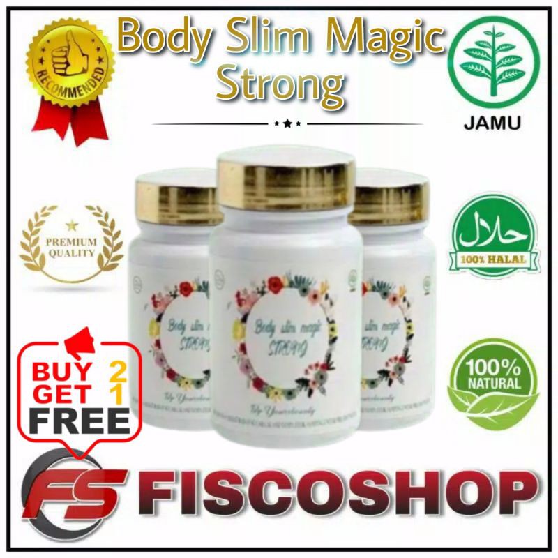 [ORIGINAL] Body Slim Magic Strong Pelangsing Herbal 60 Capsul