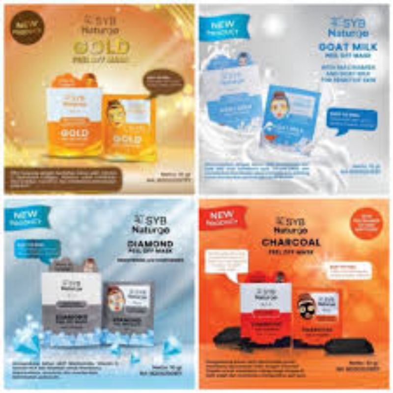 MASKER WAJAH SYB NATURGO PEEL OFF MASK