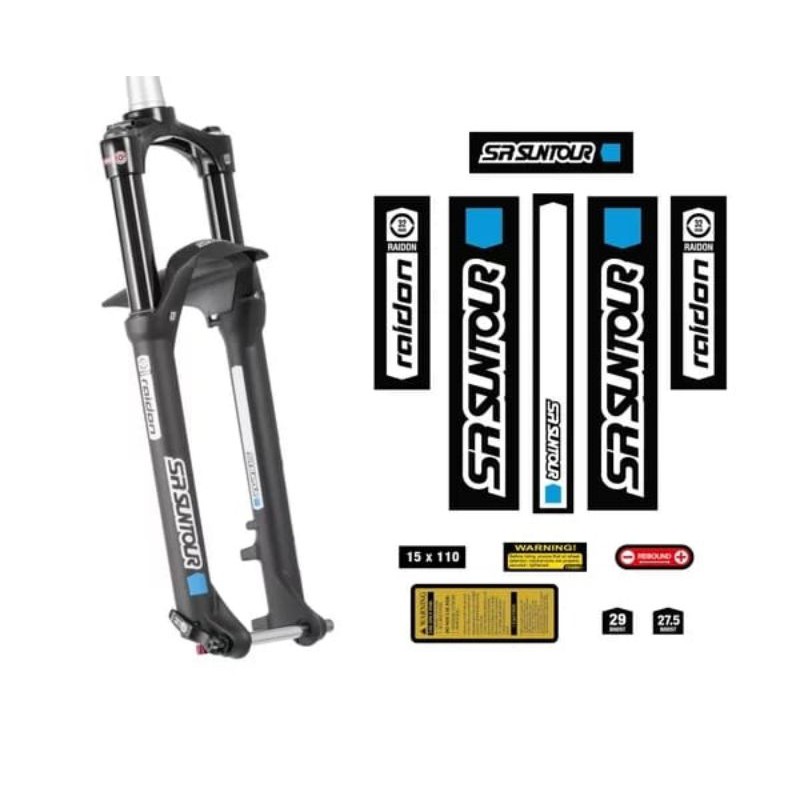 Decal Stiker Fork Suntour Raidon 2020
