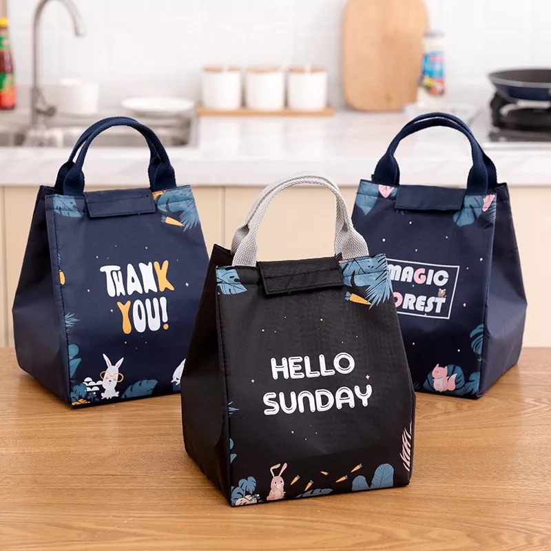 Lunch Bag Unicorn dan Navy theme/Tas bekal anak ukuran 18x15x24cm