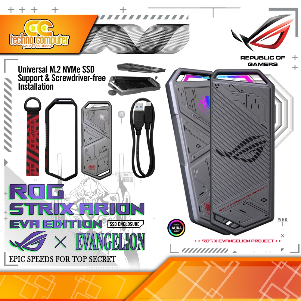 SSD M.2 NVMe Enclosure ASUS ROG Strix Arion EVA Edition