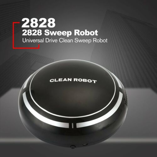 Automatic Household Vacuum Cleaner Universal Drive Lazy Robot - 2828 - Black