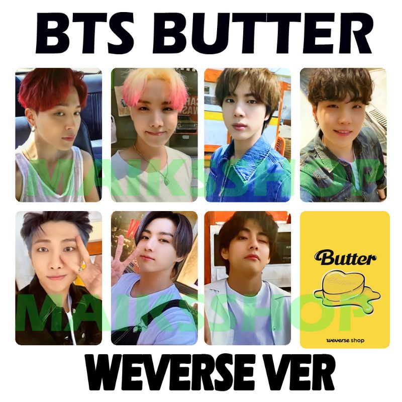 BTS Butter Photocard Kpop