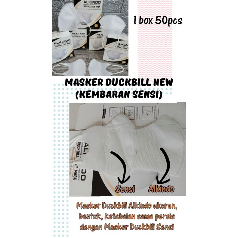 Masker Duckbill  isi 50pcs/Duckbill/Masker Duckbill