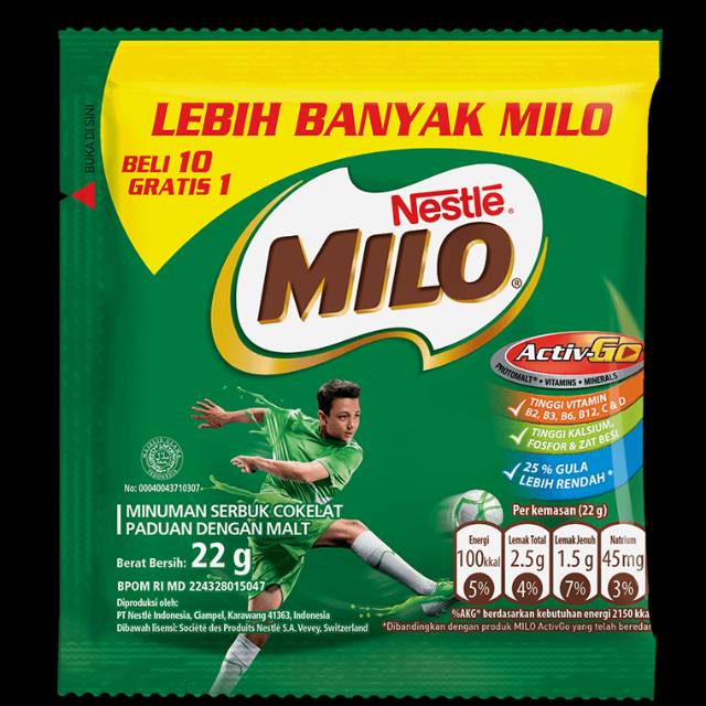 

Nestle milo isi 10 sachet X 22gr