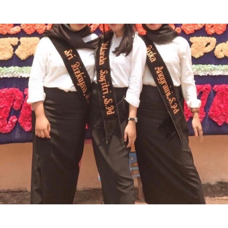 Selempang Wisuda Polos
