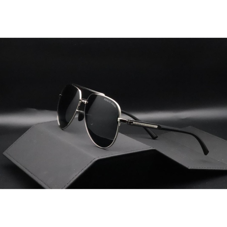 BHJ63945 Kacamata Pria Hitam Anti Radiasi Original Import luar negeri Terbaru 2021 Polaris Anti Sila