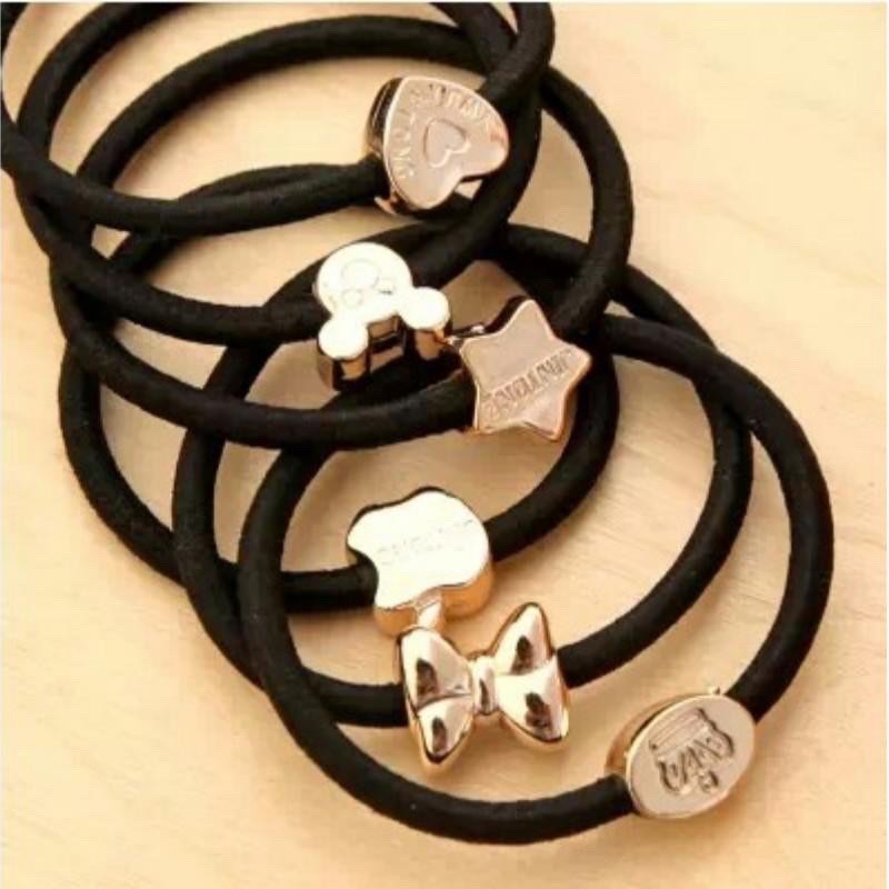 COD Makassar Ikat Rambut Karet Gelang Body / Fashion Wanita / Kuncir Rambut / Aksesoris Rambut (m)-1