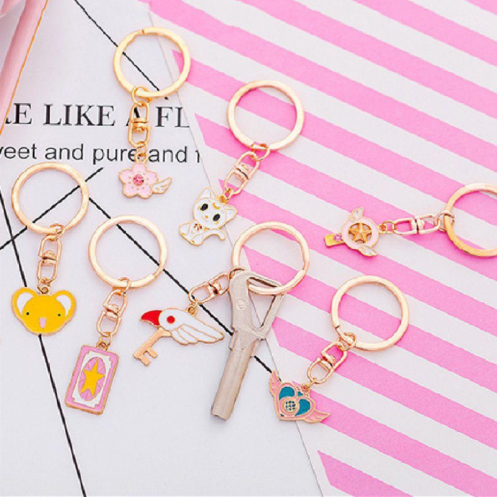 Lily Key Cartoons Aksesoris Liontin Gantungan Kunci