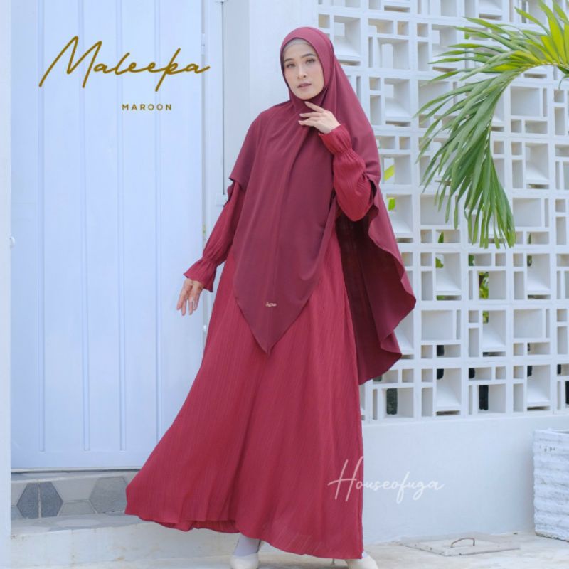 GAMIS MALEEKA (GAMIS ONLY) BY HOUSE OF UGA // GAMIS CRINKLE POLOS // DRESS SYARI