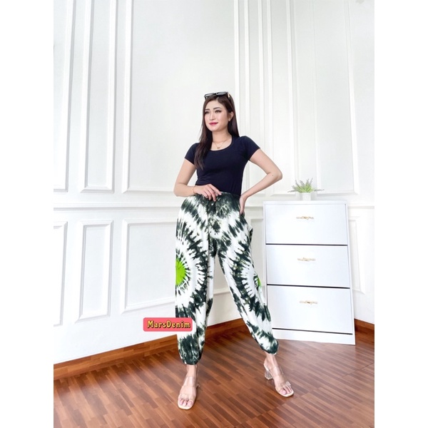 CELANA TIE DYE JOGGER WANITA // CELANA SANTAI // CELANA TIDUR