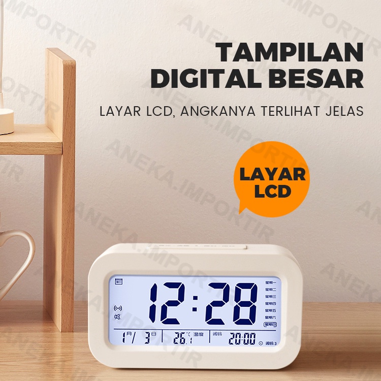 ❤️TERMURAH!!! ❤️Jam Meja Aesthetic✌️Jam Digital Meja LED✌️ Jam Beker Aesthetic Alarm✌️Jam Weker Digital✌️Jam Duduk Meja dan Mobil