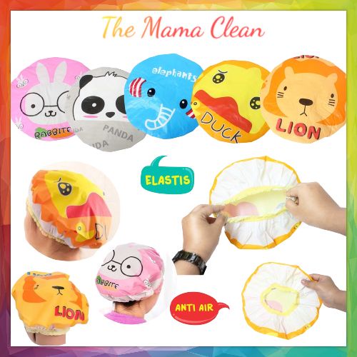 Shower Cap Karakter Topi Mandi Lucu WaterProof