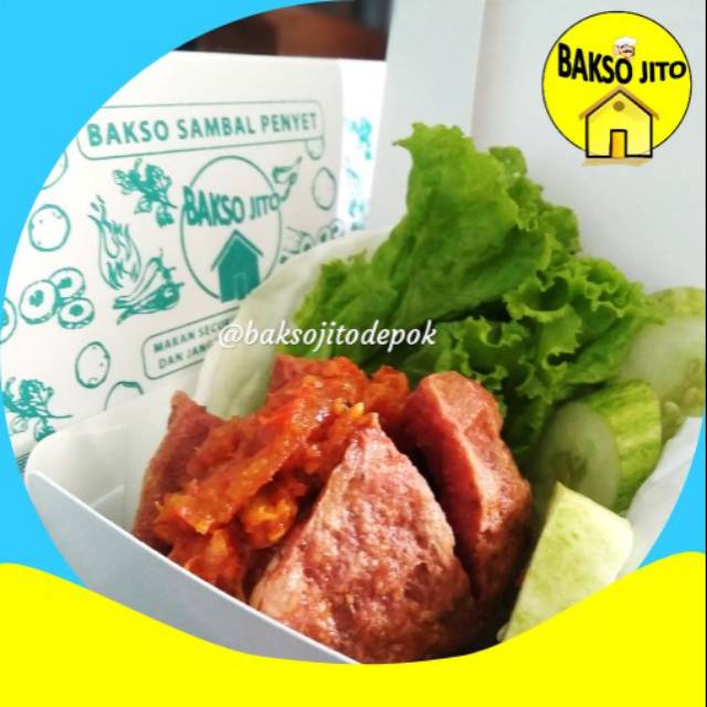 

Bakso Telur Frozen 2 pcs, plus Sambal Penyet, Bakso Jito, Halal