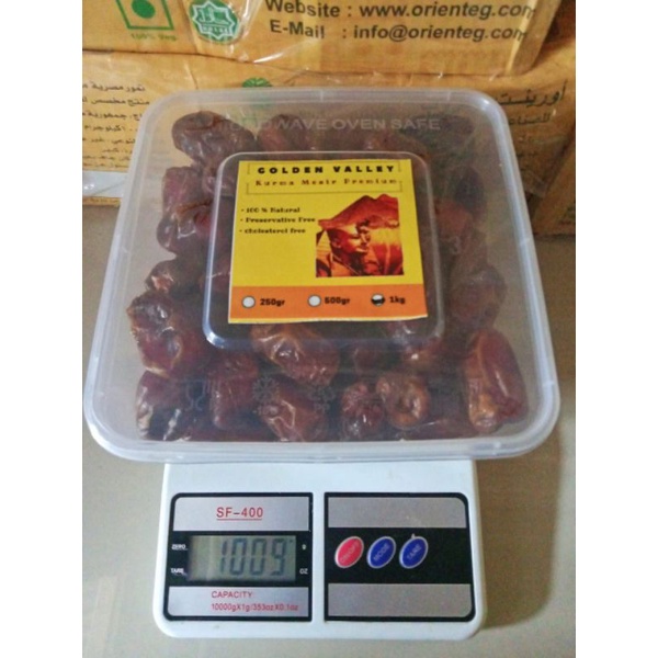 

KURMA MESIR KURMA GOLDEN VALLEY 1KG FRESH
