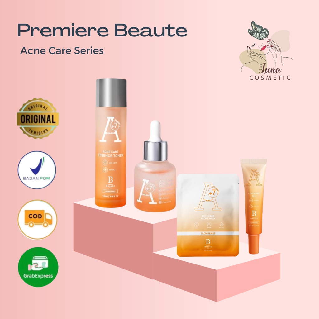 Premiere Beaute Acne Care Series - Serum Essence Toner Wajah Berjerawat &amp; Beruntusan