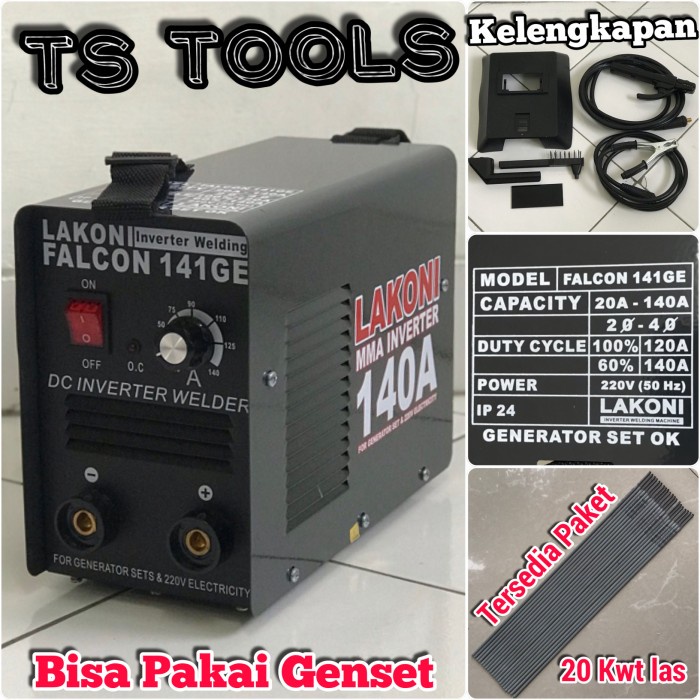 Mesin Las Inverter Lakoni Falcon 141GE / 141 GE