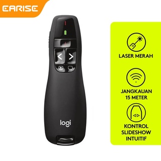 Logitech R400 USB Wireless Presenter Laser Pointer Powerpoint PPT Case Sarung