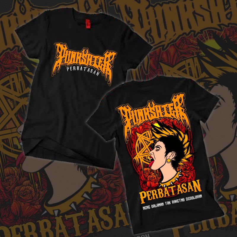 KAOS PSHT PUNKSHTER PERBATASAN TERBARU BISA
