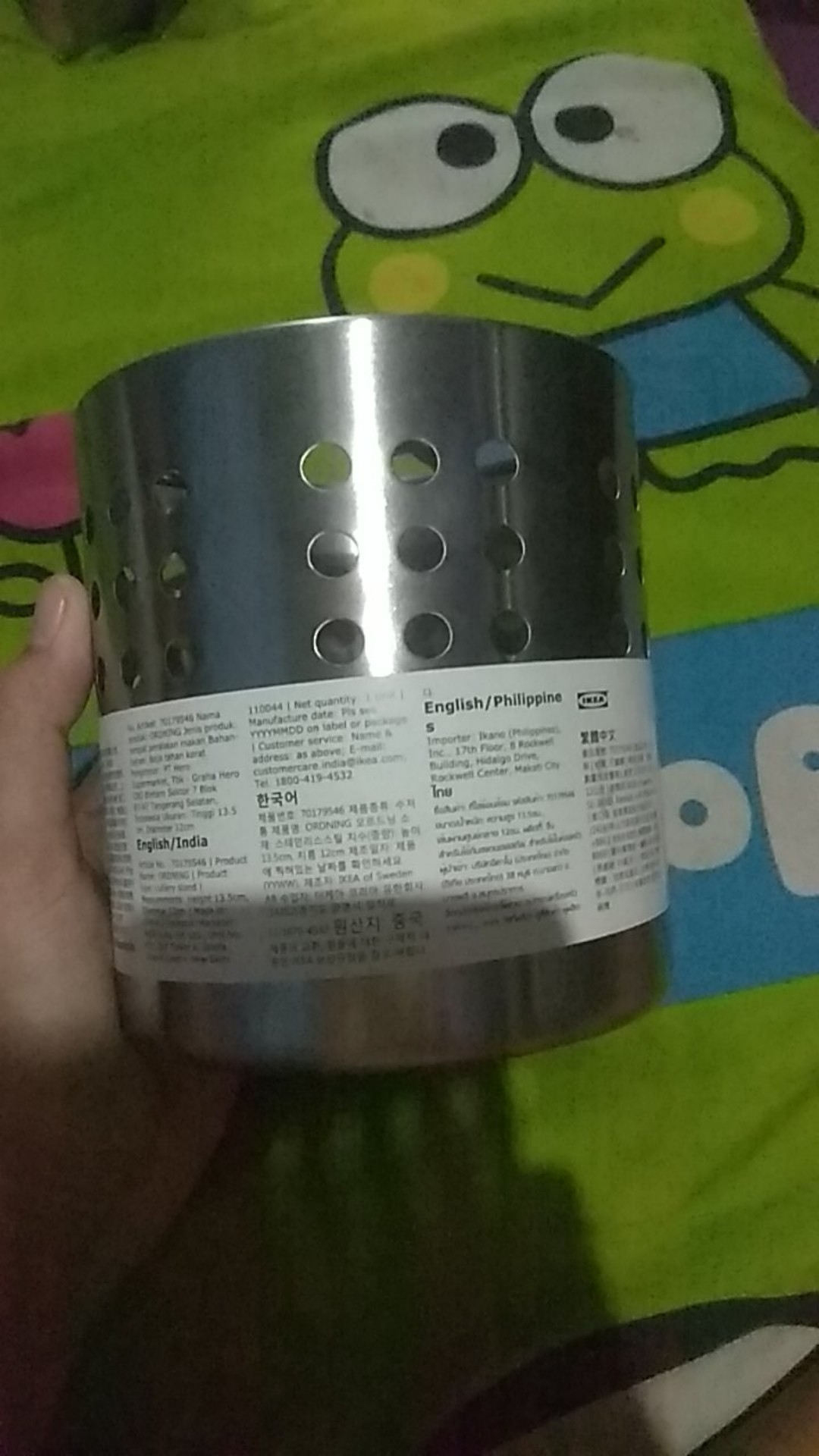 Tempat Sendok Tempat Peralatan Dapur Stainless Steel Makan Masak Serbaguna