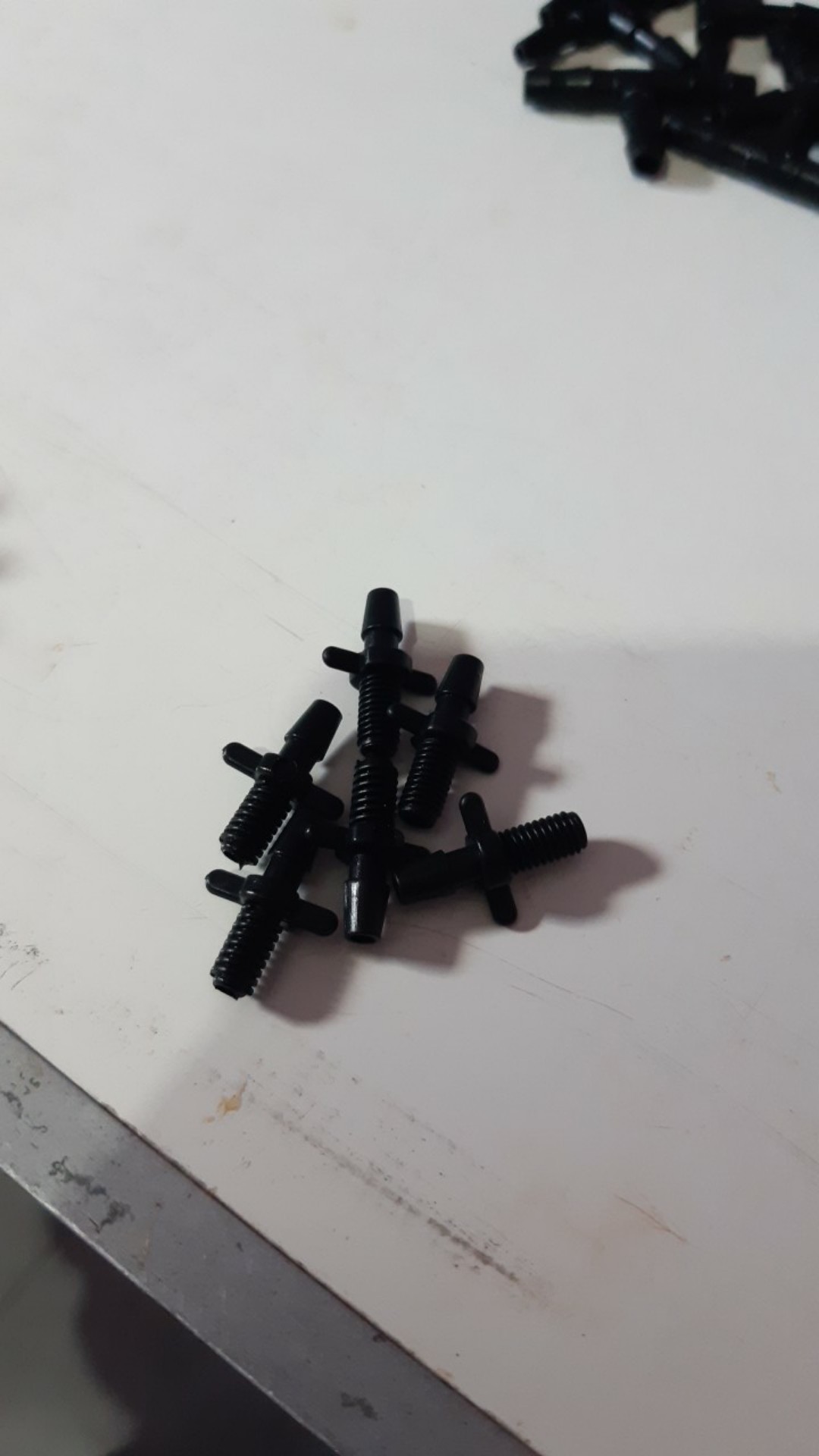 Nepel Ulir 5mm Nipel Konektor Pvc Drat Luar Hidroponik Ke Selang Pe 3/5 Mm