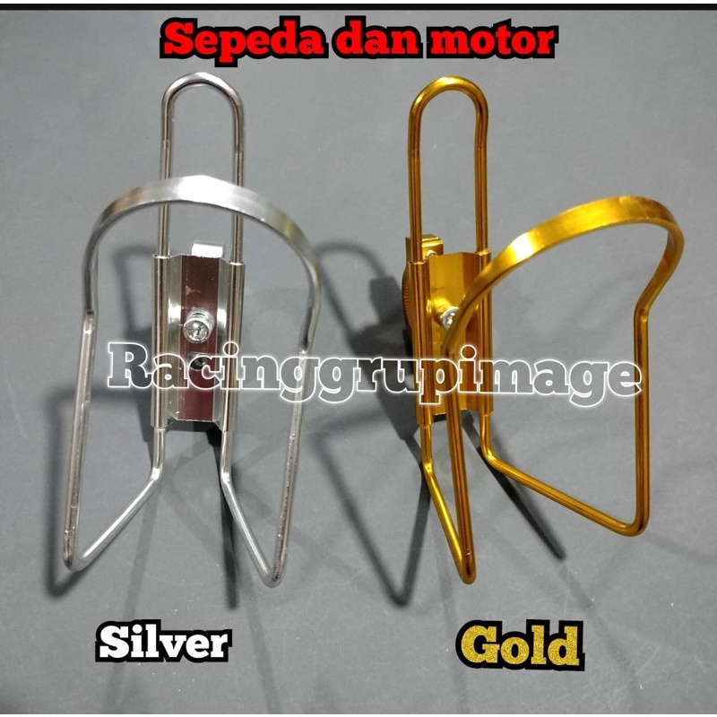 Tempat botol minum Bracket Dudukan Holder Air Minum stang Sepeda Motor