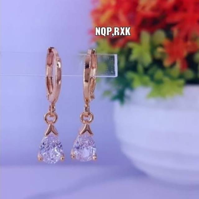 Anting titanium import kode 11,awet,tahan lama