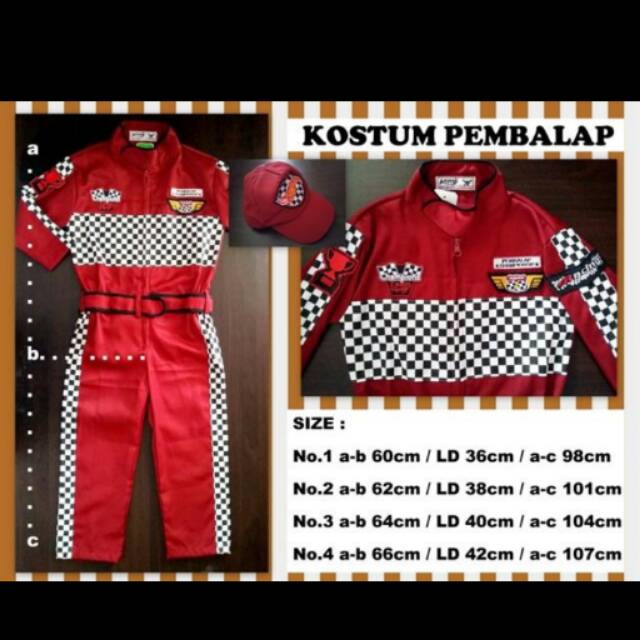Pembalap putra size 2