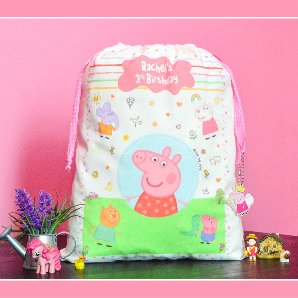 

Goodie Bag Pouch Serut Belacu Tas Ulang Tahun custom ukuran 27x36