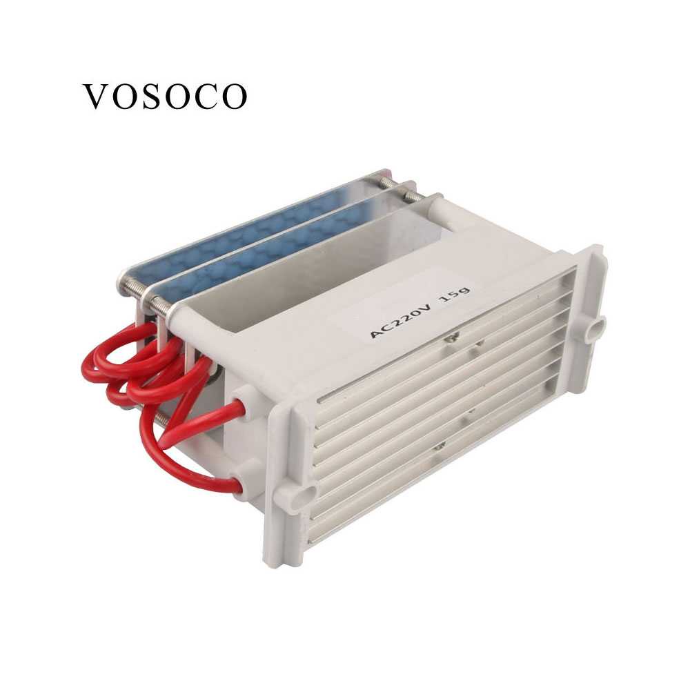 (BISA COD) RVOSTR VOSOCO Ozonizer DIY Ozone Generator Portable Air Purifier 15g/h VOS15