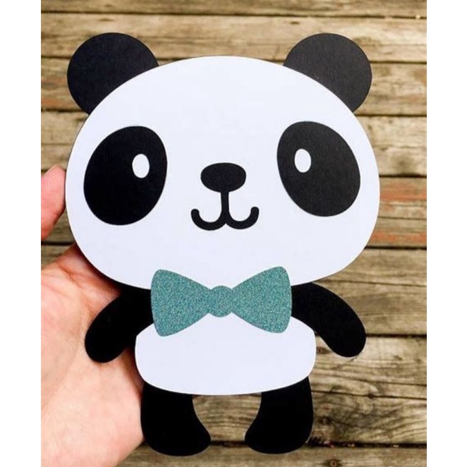 Standing Karakter Styrofoam Dekorasi Karakter Panda Pajangan hiasan Panda
