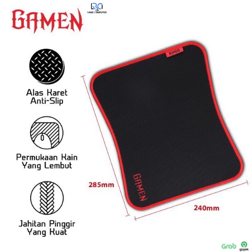 Gamen GP-M Non-slip Rubber Base Gaming Mousepad