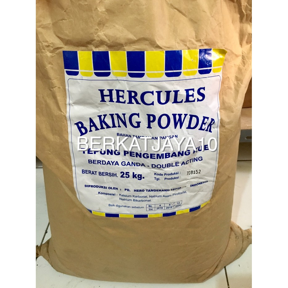 MURAH HERCULES Kemasan REPACK 1/2 Kg dan 1/4 Kg BAKING POWDER DOUBLE ACTING BPDA