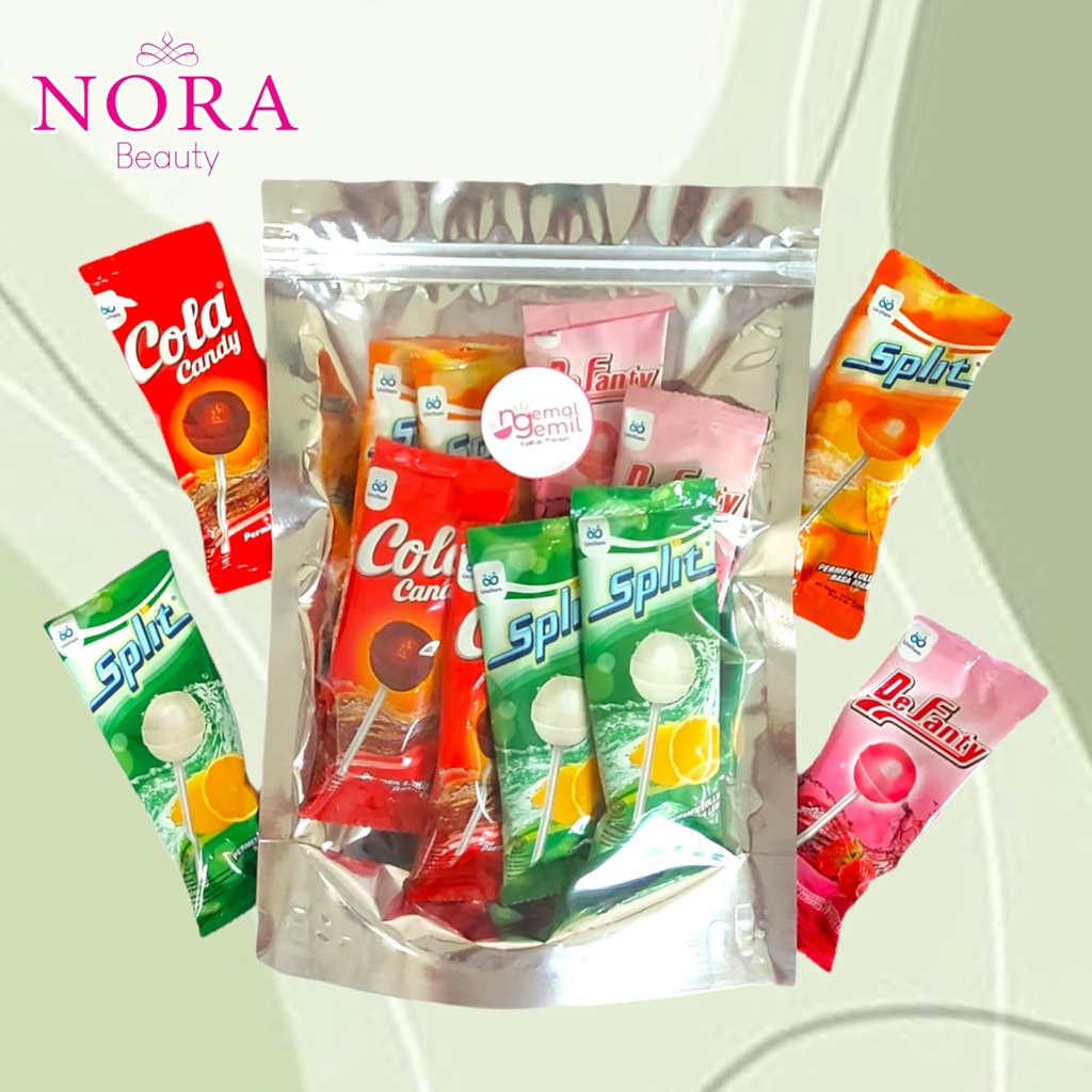 

Cemilan Lolipop Rasa Minuman Soda Kola Split Dan Fanty Mixed // murah