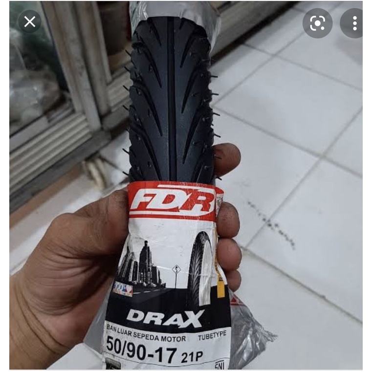 ban luar fdr 50/90-17 drax (bukan tubeless)