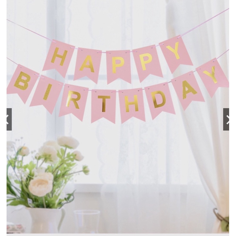 Banner happy birthday foil premium / banner ulang tahun / baner ultah