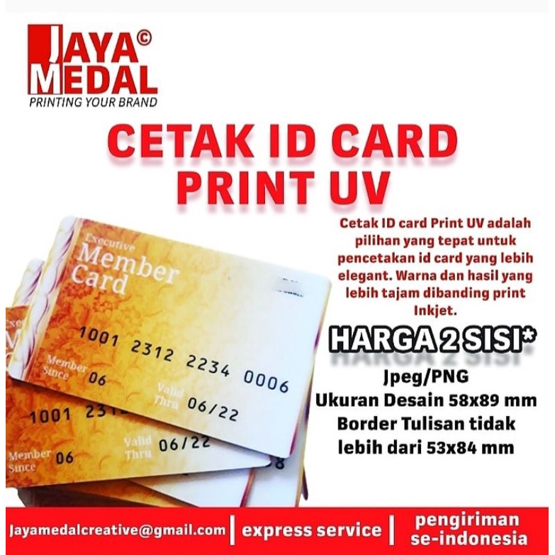 

Cetak ID Card Print UV High Resolution