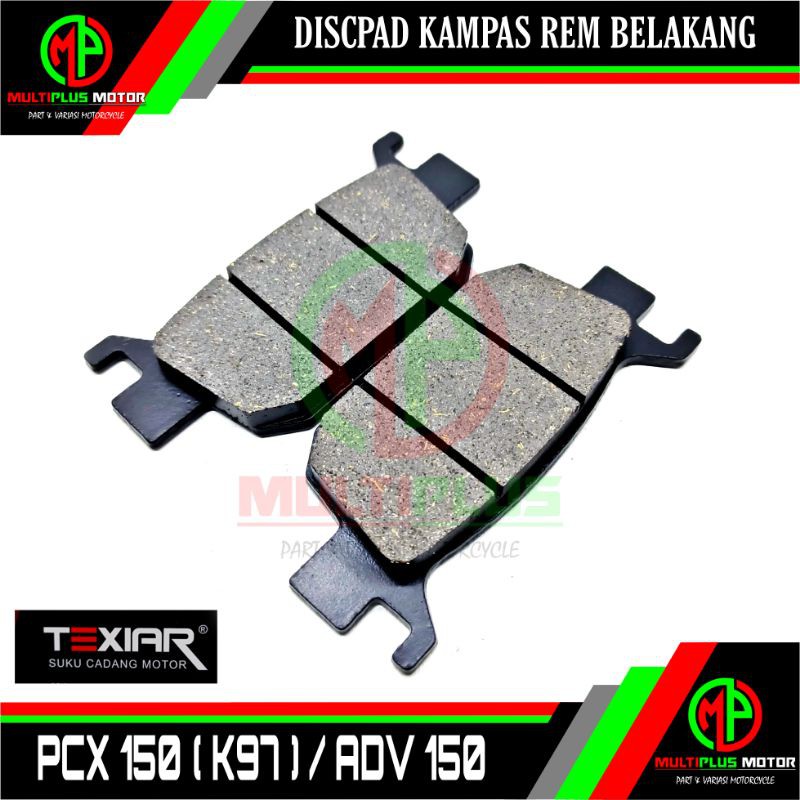 Discpad Dispad Disped belakang Kampas rem cakram belakang PCX,PCX150,PCX 150,PCX 150 NON ABS